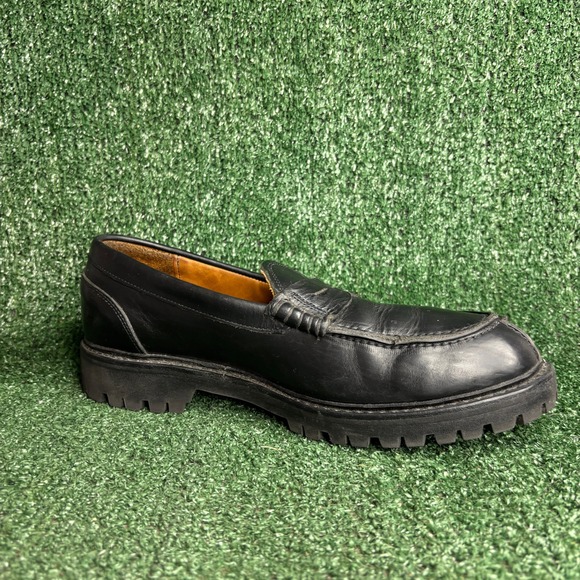 Allen Edmonds Freeport Weatherproof Lug Sole Penny Loafer Black Mens Shoes 9 D main image 8